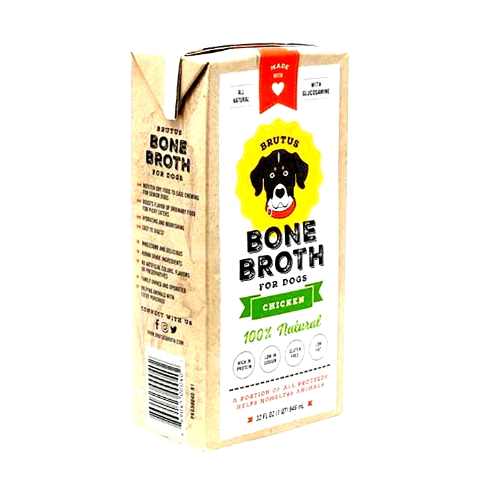 What brand of chicken broth is safe for dogs